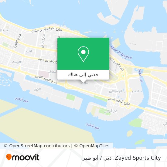 خريطة Zayed Sports City