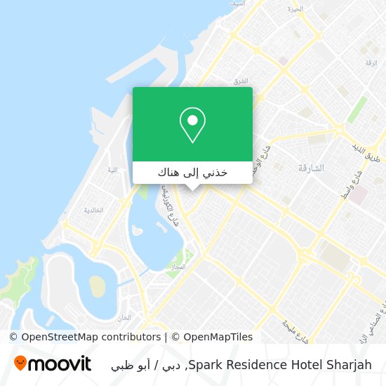 خريطة Spark Residence Hotel Sharjah