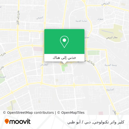 خريطة كلير واتر تكنولوجي
