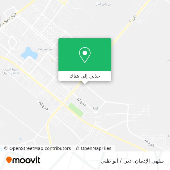 خريطة مقهى الإدمان