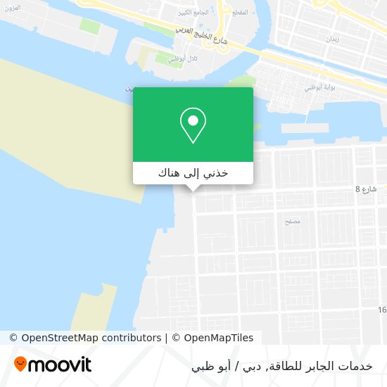 خريطة خدمات الجابر للطاقة