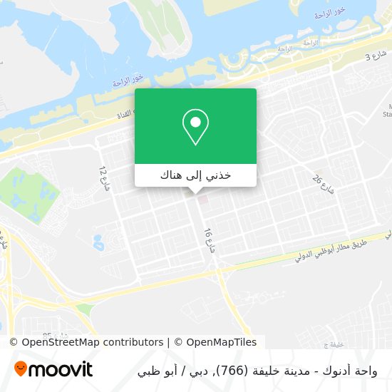 خريطة واحة أدنوك - مدينة خليفة (766)