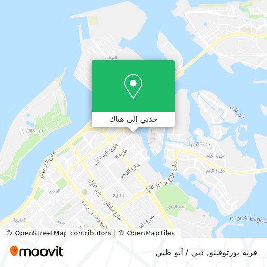خريطة قرية بورتوفينو