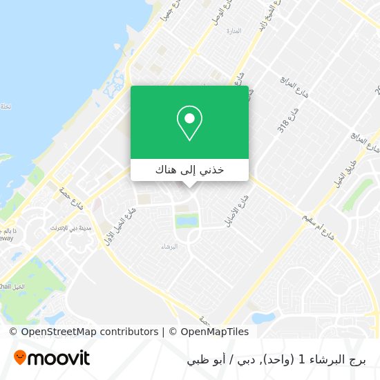 خريطة برج البرشاء 1 (واحد)