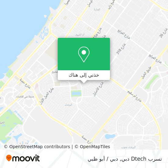 خريطة تسرب Dtech دبي