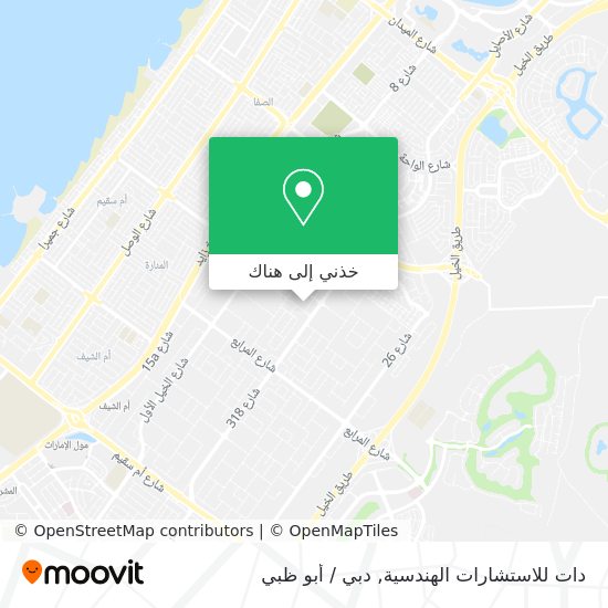 خريطة دات للاستشارات الهندسية