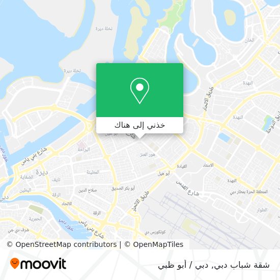 خريطة شقة شباب دبي