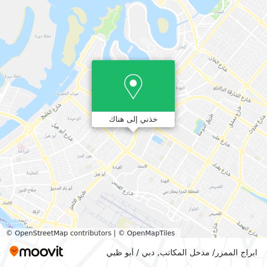 خريطة ابراج الممزر/ مدخل المكاتب