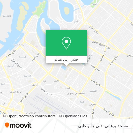 خريطة مسجد برهانى