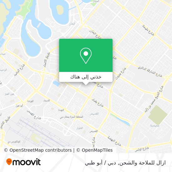 خريطة ازال للملاحة والشحن