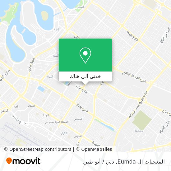 خريطة المعجنات ال Eumda