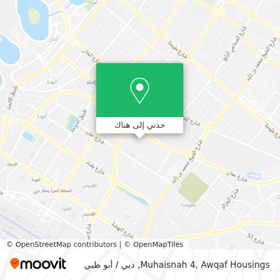 خريطة Muhaisnah 4, Awqaf Housings