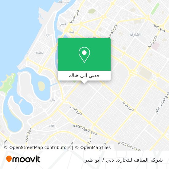 خريطة شركة المناف للتجارة
