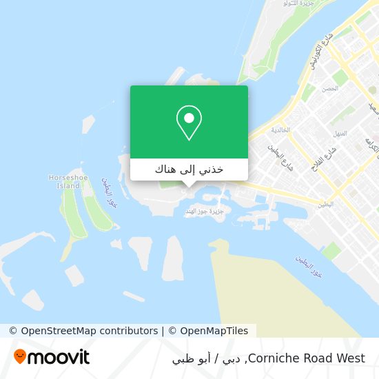 خريطة Corniche Road West