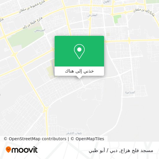 خريطة مسجد فلج هزاع