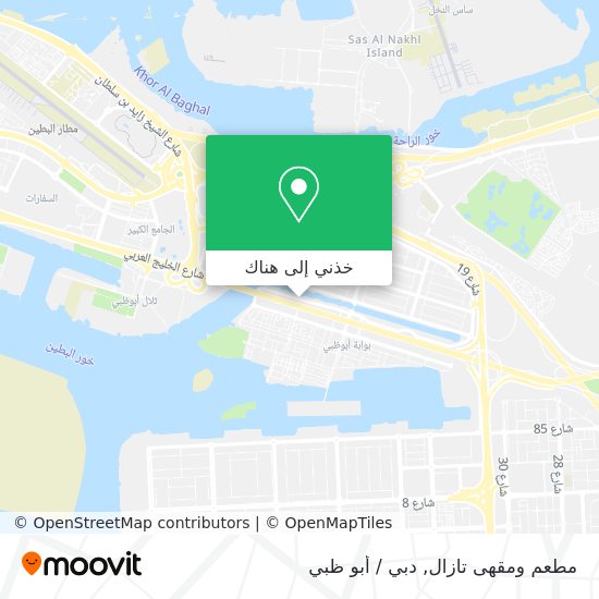 خريطة مطعم ومقهى تازال