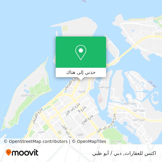 خريطة اكتس للعقارات