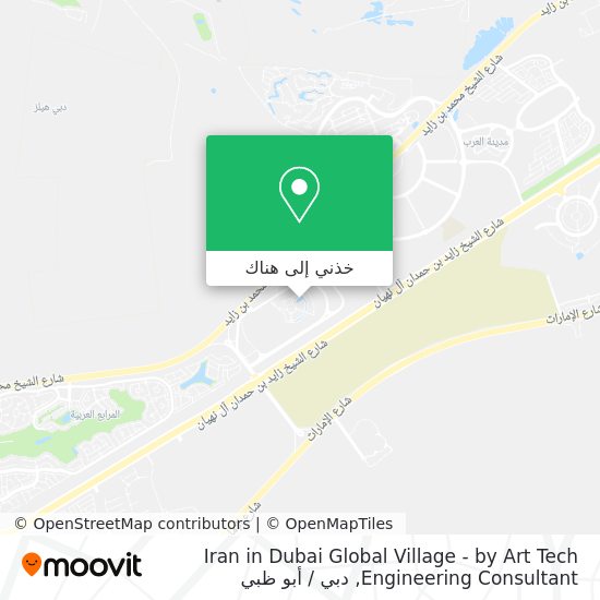 خريطة Iran in Dubai Global Village - by Art Tech Engineering Consultant