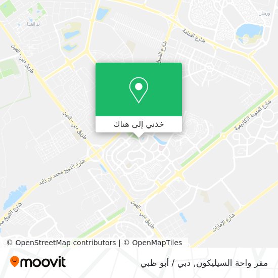 خريطة مقر واحة السيليكون