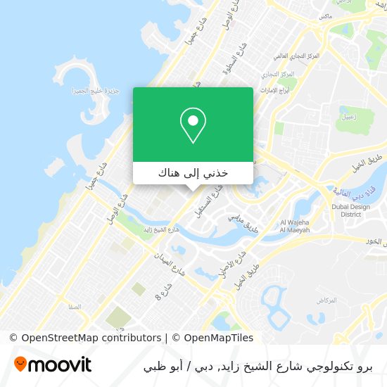 خريطة برو تكنولوجي شارع الشيخ زايد