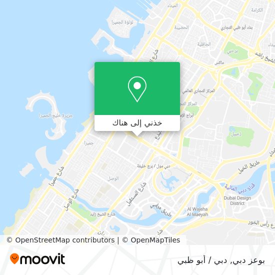 خريطة بوعز دبي