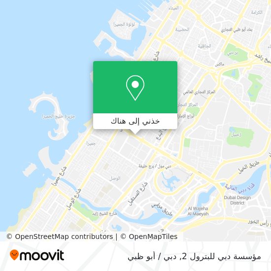 خريطة مؤسسة دبي للبترول 2