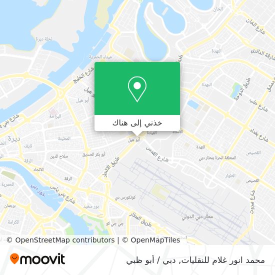 خريطة محمد انور غلام للنقليات