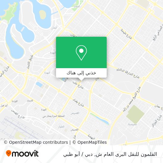 خريطة القلمون للنقل البرى العام ش