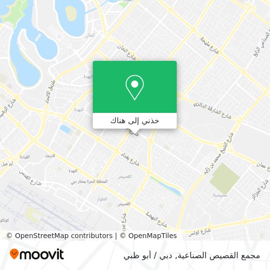 خريطة مجمع القصيص الصناعية
