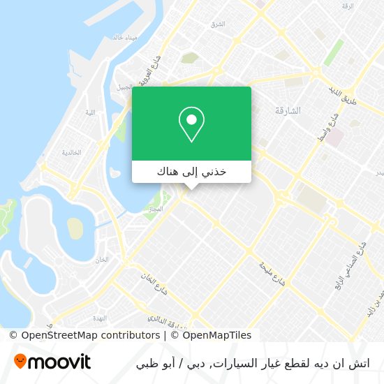 خريطة اتش ان ديه لقطع غيار السيارات