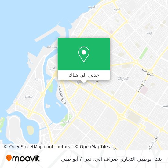خريطة بنك أبوظبي التجاري صراف آلي