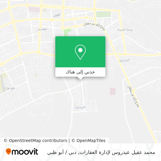 خريطة محمد عقيل عيدروس لإدارة العقارات