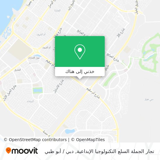 خريطة تجار الجملة السلع التكنولوجيا الإبداعية