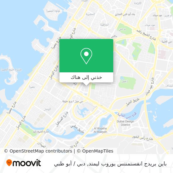 خريطة باين بريدج انفستمنتس يوروب ليمتد