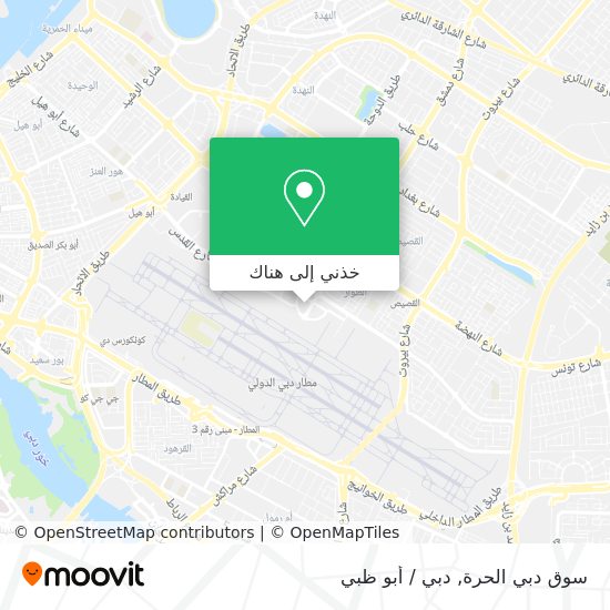 خريطة سوق دبي الحرة