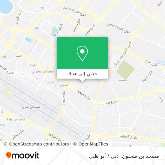 خريطة مسجد بن طحنون