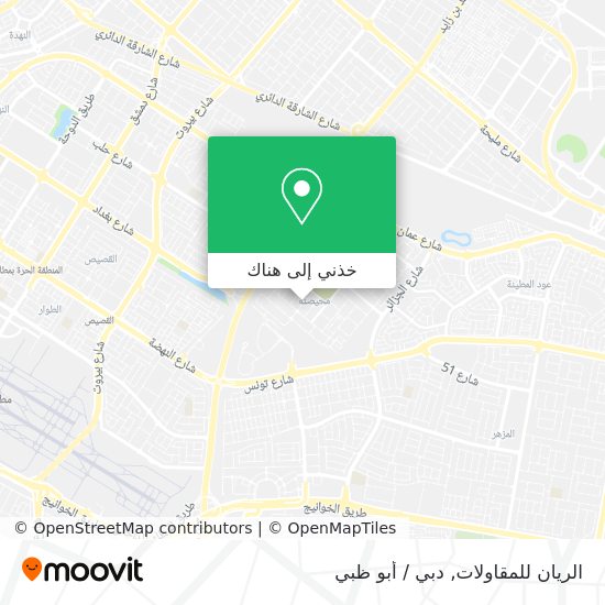 خريطة الريان للمقاولات