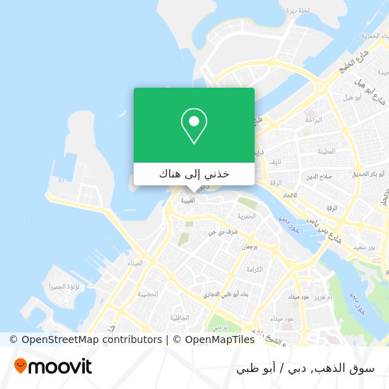 خريطة سوق الذهب