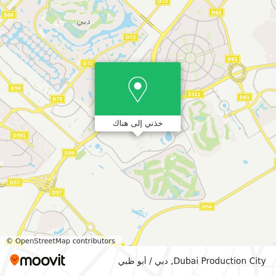 خريطة Dubai Production City
