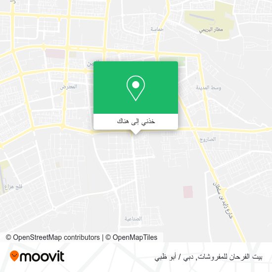 خريطة بيت الفرحان للمفروشات