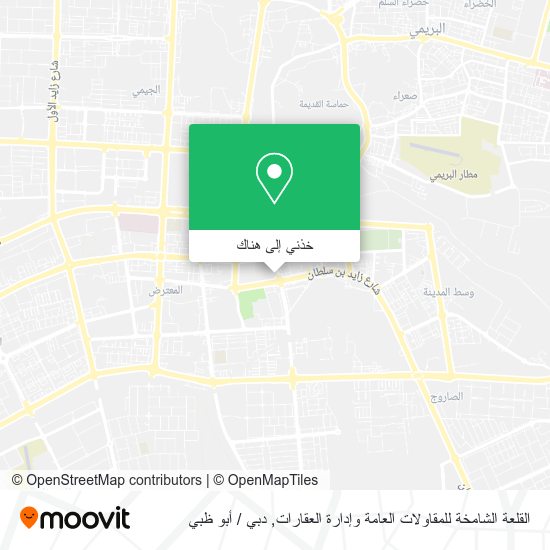 خريطة القلعة الشامخة للمقاولات العامة وإدارة العقارات