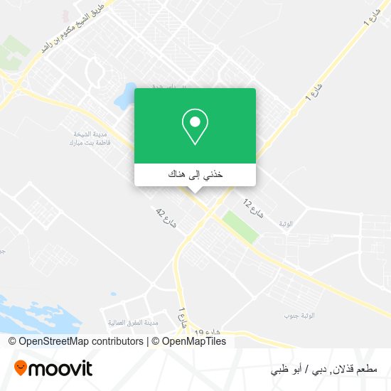 خريطة مطعم قذلان