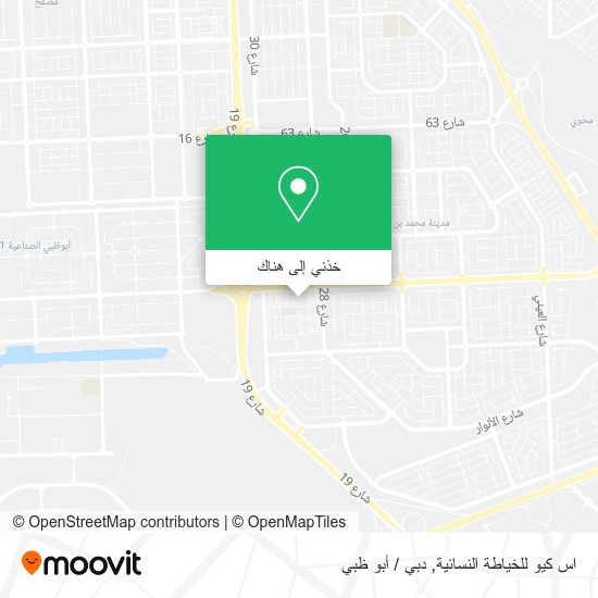 خريطة اس كيو للخياطة النسائية