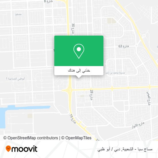 خريطة مساج سبا - الشعبية