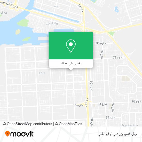 خريطة جبل قاسيون