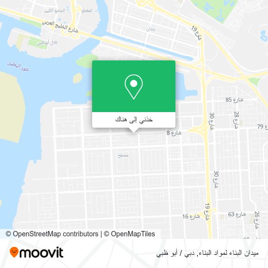 خريطة ميدان البناء لمواد البناء