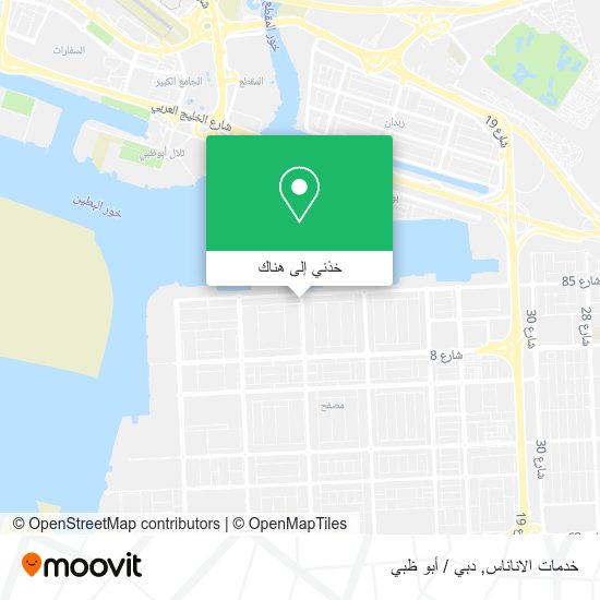 خريطة خدمات الاناناس