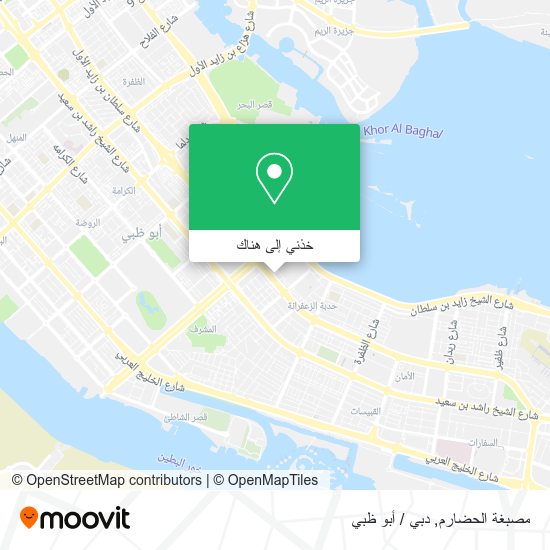 خريطة مصبغة الحضارم