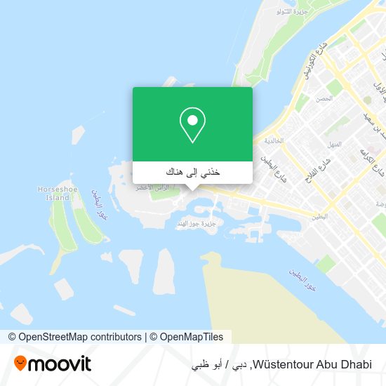 خريطة Wüstentour Abu Dhabi