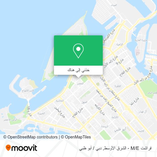 خريطة فراشت M/E - الشرق الأوسط